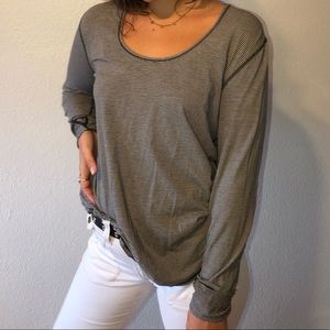 Striped lulu lemon shirt